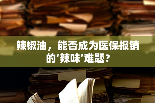 辣椒油，能否成为医保报销的‘辣味’难题？