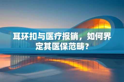 耳环扣与医疗报销，如何界定其医保范畴？