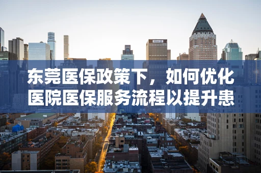 东莞医保政策下，如何优化医院医保服务流程以提升患者满意度？