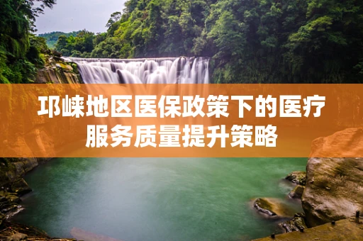 邛崃地区医保政策下的医疗服务质量提升策略