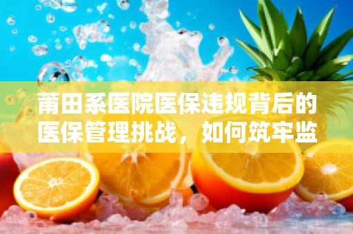 莆田系医院医保违规背后的医保管理挑战，如何筑牢监管防线？