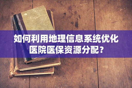 如何利用地理信息系统优化医院医保资源分配？