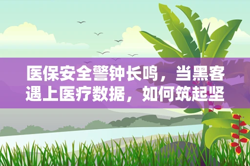 医保安全警钟长鸣，当黑客遇上医疗数据，如何筑起坚不可摧的防线？