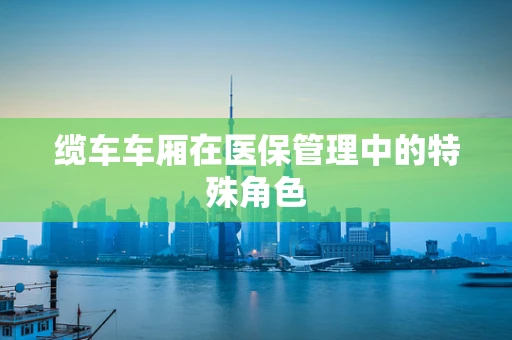 缆车车厢在医保管理中的特殊角色