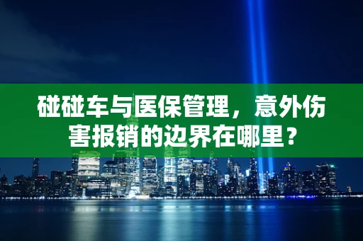 碰碰车与医保管理，意外伤害报销的边界在哪里？