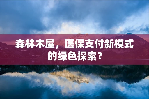 森林木屋，医保支付新模式的绿色探索？