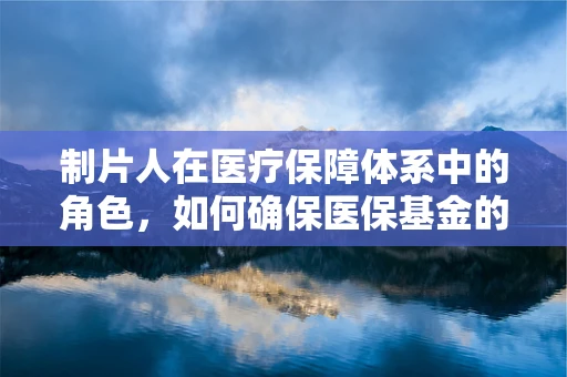 制片人在医疗保障体系中的角色，如何确保医保基金的制片高效透明？
