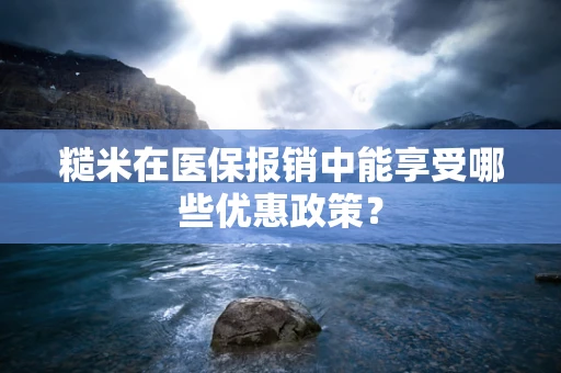 糙米在医保报销中能享受哪些优惠政策？