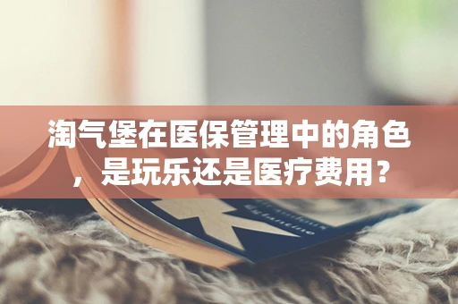 淘气堡在医保管理中的角色，是玩乐还是医疗费用？