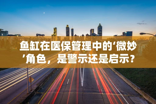 鱼缸在医保管理中的‘微妙’角色，是警示还是启示？