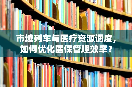 市域列车与医疗资源调度，如何优化医保管理效率？