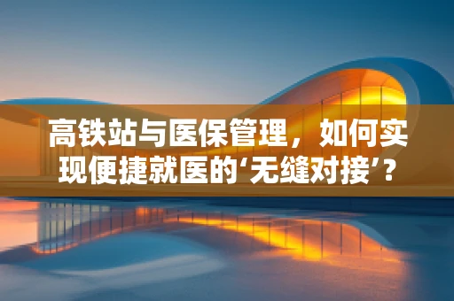 高铁站与医保管理，如何实现便捷就医的‘无缝对接’？