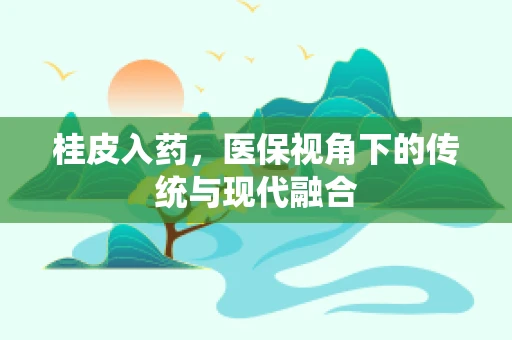 桂皮入药，医保视角下的传统与现代融合