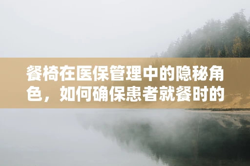 餐椅在医保管理中的隐秘角色，如何确保患者就餐时的安全与舒适？