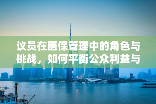议员在医保管理中的角色与挑战，如何平衡公众利益与政策创新？