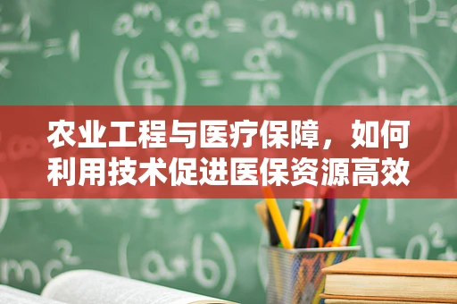 农业工程与医疗保障，如何利用技术促进医保资源高效配置？