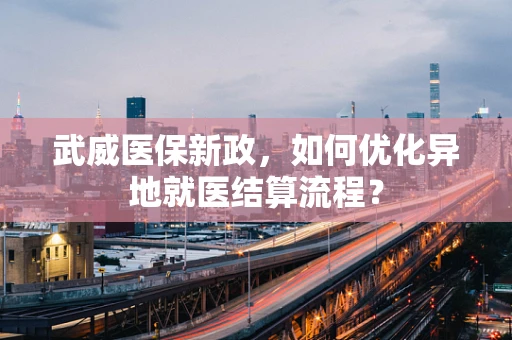 武威医保新政，如何优化异地就医结算流程？