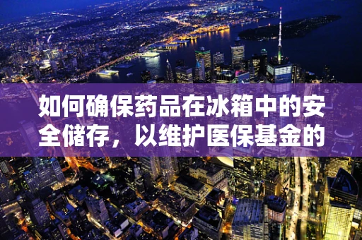 如何确保药品在冰箱中的安全储存，以维护医保基金的合理使用？
