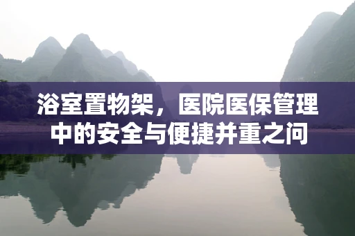 浴室置物架，医院医保管理中的安全与便捷并重之问
