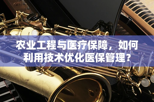 农业工程与医疗保障，如何利用技术优化医保管理？