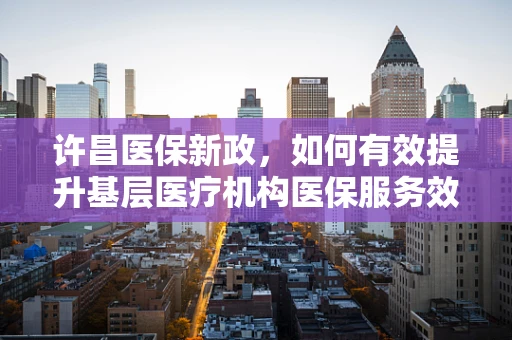 许昌医保新政，如何有效提升基层医疗机构医保服务效率？