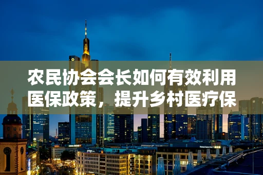 农民协会会长如何有效利用医保政策，提升乡村医疗保障水平？