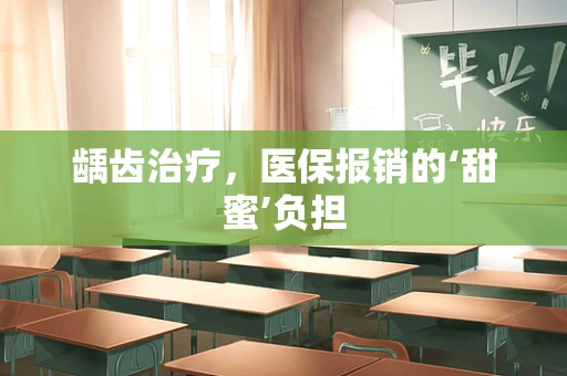 龋齿治疗，医保报销的‘甜蜜’负担