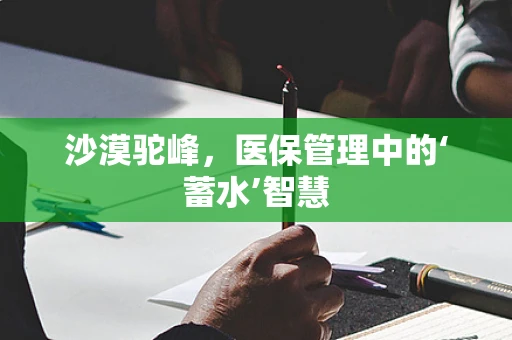 沙漠驼峰，医保管理中的‘蓄水’智慧
