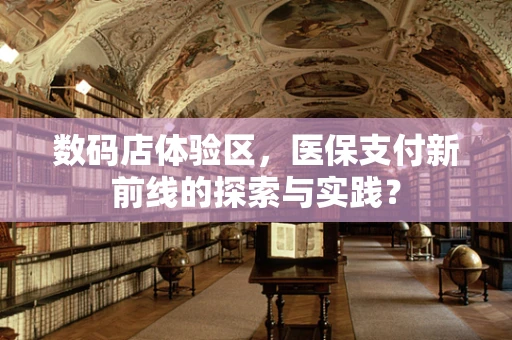 数码店体验区，医保支付新前线的探索与实践？