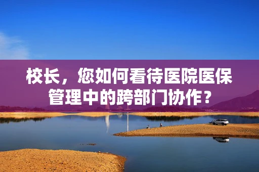 校长，您如何看待医院医保管理中的跨部门协作？
