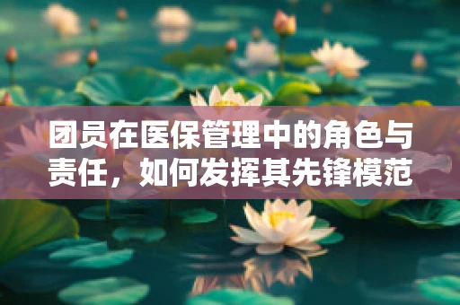 团员在医保管理中的角色与责任，如何发挥其先锋模范作用？