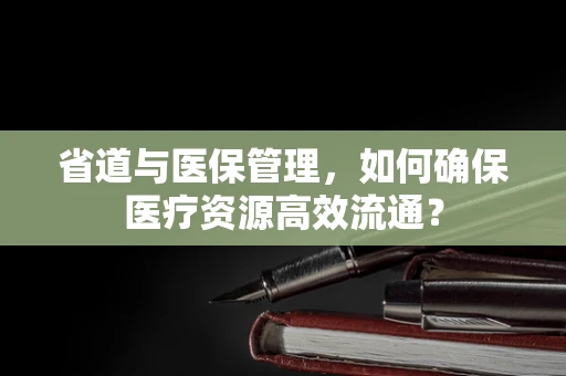 省道与医保管理，如何确保医疗资源高效流通？