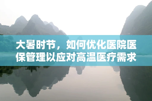 大暑时节，如何优化医院医保管理以应对高温医疗需求？