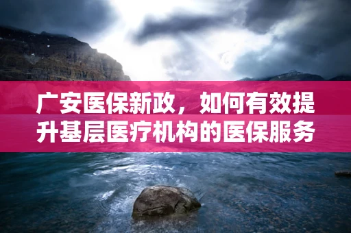 广安医保新政，如何有效提升基层医疗机构的医保服务效率？