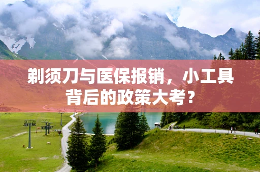 剃须刀与医保报销，小工具背后的政策大考？