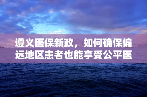遵义医保新政，如何确保偏远地区患者也能享受公平医疗资源？