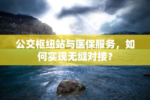 公交枢纽站与医保服务，如何实现无缝对接？