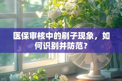 医保审核中的刷子现象，如何识别并防范？