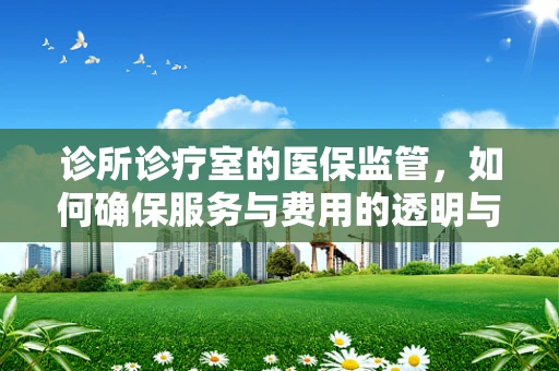 诊所诊疗室的医保监管，如何确保服务与费用的透明与合规？