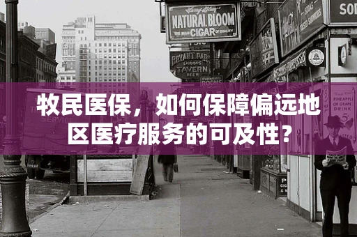 牧民医保，如何保障偏远地区医疗服务的可及性？
