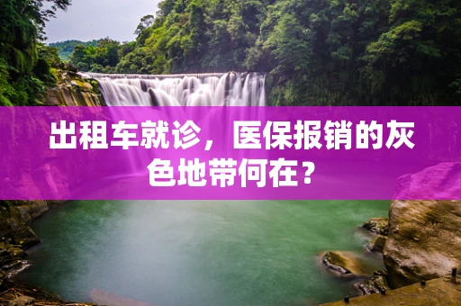出租车就诊，医保报销的灰色地带何在？