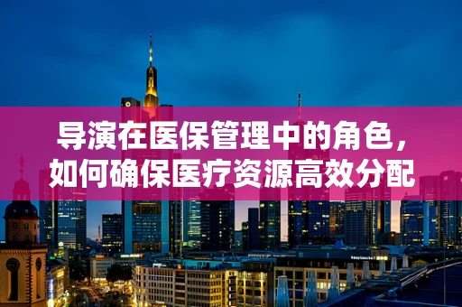 导演在医保管理中的角色，如何确保医疗资源高效分配与利用？