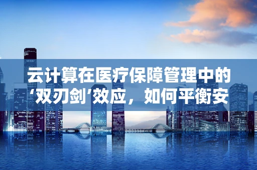 云计算在医疗保障管理中的‘双刃剑’效应，如何平衡安全与效率？