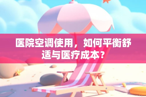 医院空调使用，如何平衡舒适与医疗成本？