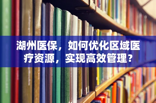 湖州医保，如何优化区域医疗资源，实现高效管理？