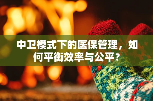 中卫模式下的医保管理，如何平衡效率与公平？