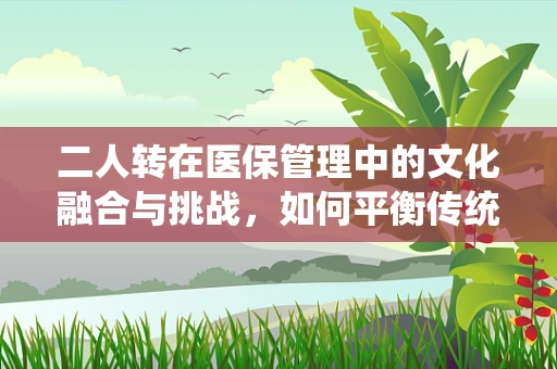 二人转在医保管理中的文化融合与挑战，如何平衡传统艺术与医疗费用控制？
