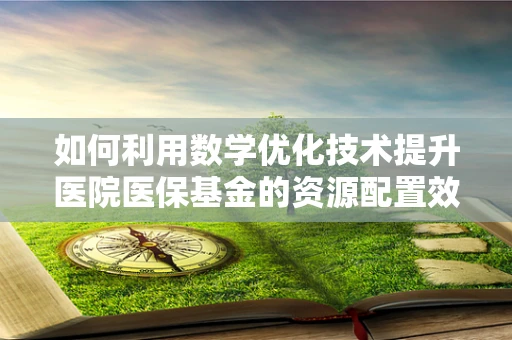 如何利用数学优化技术提升医院医保基金的资源配置效率？