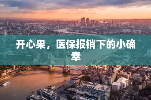 开心果，医保报销下的小确幸