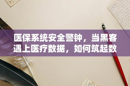 医保系统安全警钟，当黑客遇上医疗数据，如何筑起数字防线？